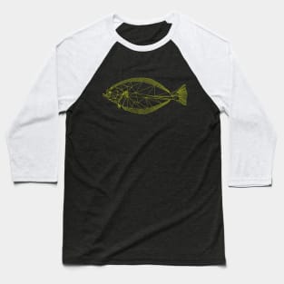 Halibut Lime Baseball T-Shirt